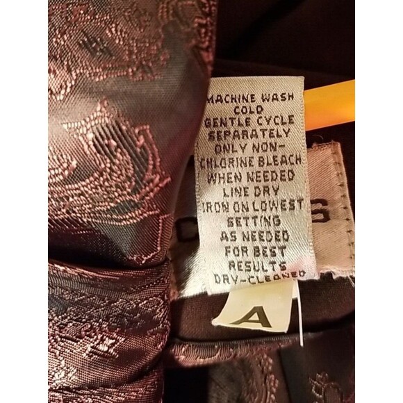 Chico’s Women's Button Front Blazer Jacket size 1 Brown Lined              T 14 - Picture 5 of 5